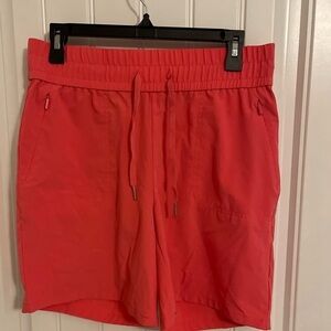 PULL ON SHORTS Chico's Casual Zenergy‎ Women’s 0 Coral Zipper Pockets NWOT